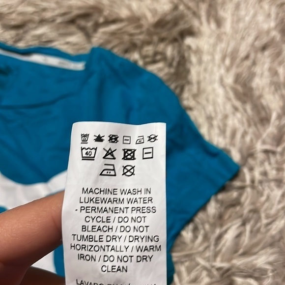 PUMA Blue Short Sleeve‎ Tee Shirt sz Small - Picture 7 of 9